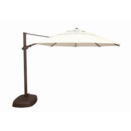 Simplyshade SimplyShade SSAG25R-00D-A5404 11.5 ft. Fiji Octagon Cantilever Sunbrella Umbrella; 5404 Natural SSAG25R-00D-A5404